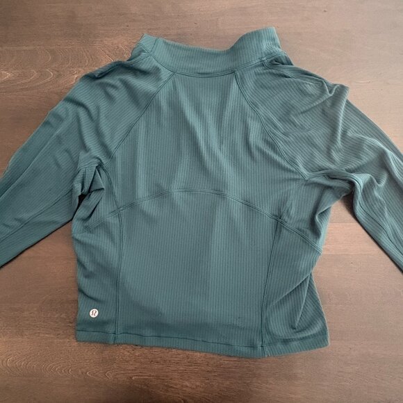 lululemon It's Rulu Ribbed Cropped Half Zip - Picture 15 of 15